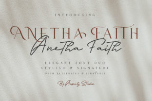 Anetha Faith Duo: A Serif Font for Bold Campaigns