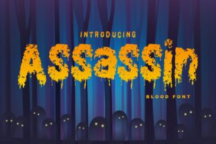 Assassin: A Spooky Decorative Font for Makers