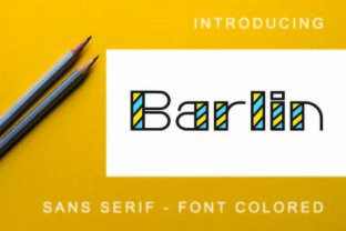 Barlin Colored: A Fresh Typeface for Modern Editorial Design