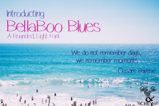 BellaBoo Blues: A Rounded Sans Serif Typeface for Editorial Charm