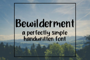 Bewilderment Font: A Hand-Lettered Sans Serif for Makers