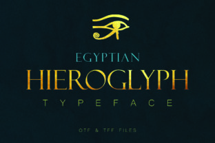 Egyptian Hieroglyph Font for Bold Branding