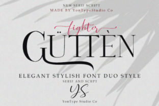 Gutten Fighter Duo: A Serif Typeface for Branding