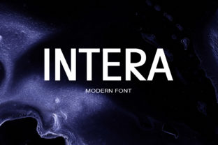 Intera: A Sign-Painted Sans Serif Font for Web