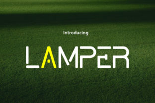 Lamper: A Futuristic Sans Serif Font for Bold Branding