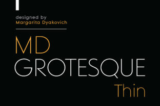 MD Grotesque Thin: A Versatile Sans Serif Typeface for Modern Branding