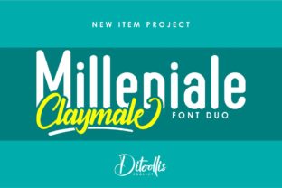 Milleniale Duo: A Playful Sans Serif Typeface