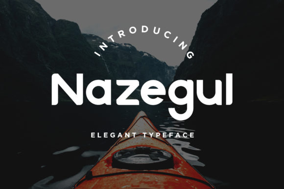 Nazegul: A Refined Sans Serif Typeface for Editorial Design