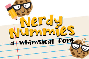 Nerdy Nummies: A Playful Sans Serif Font for Creators
