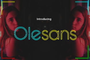 Olesans Font: A Modern Typeface for Makers