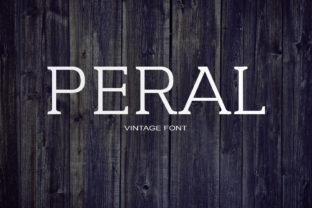 Peral: A Strong Serif Font for Modern Web Design