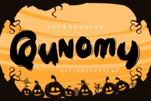 Qunomy Font: Spooky Charm for Crafters