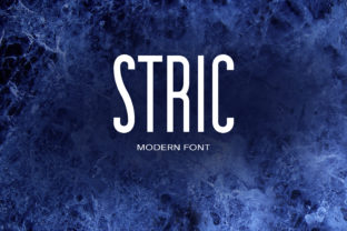 Stric: A Friendly Sans Serif Font for Modern Branding