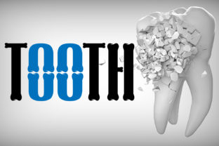 Tooth Font: A Bold Decorative Typeface for Makers