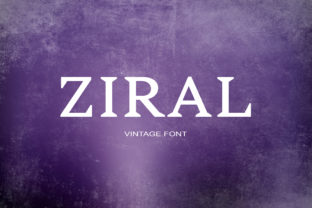 Ziral Typeface: A Cool Serif for Modern Branding